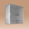 Skrzynka gazowa 60x60x25 cm TB inox z tylną ścianą na licznik zawór Skrzynka gazowa 60x60x25 cm TB inox z tylną ścianą na licznik zawór